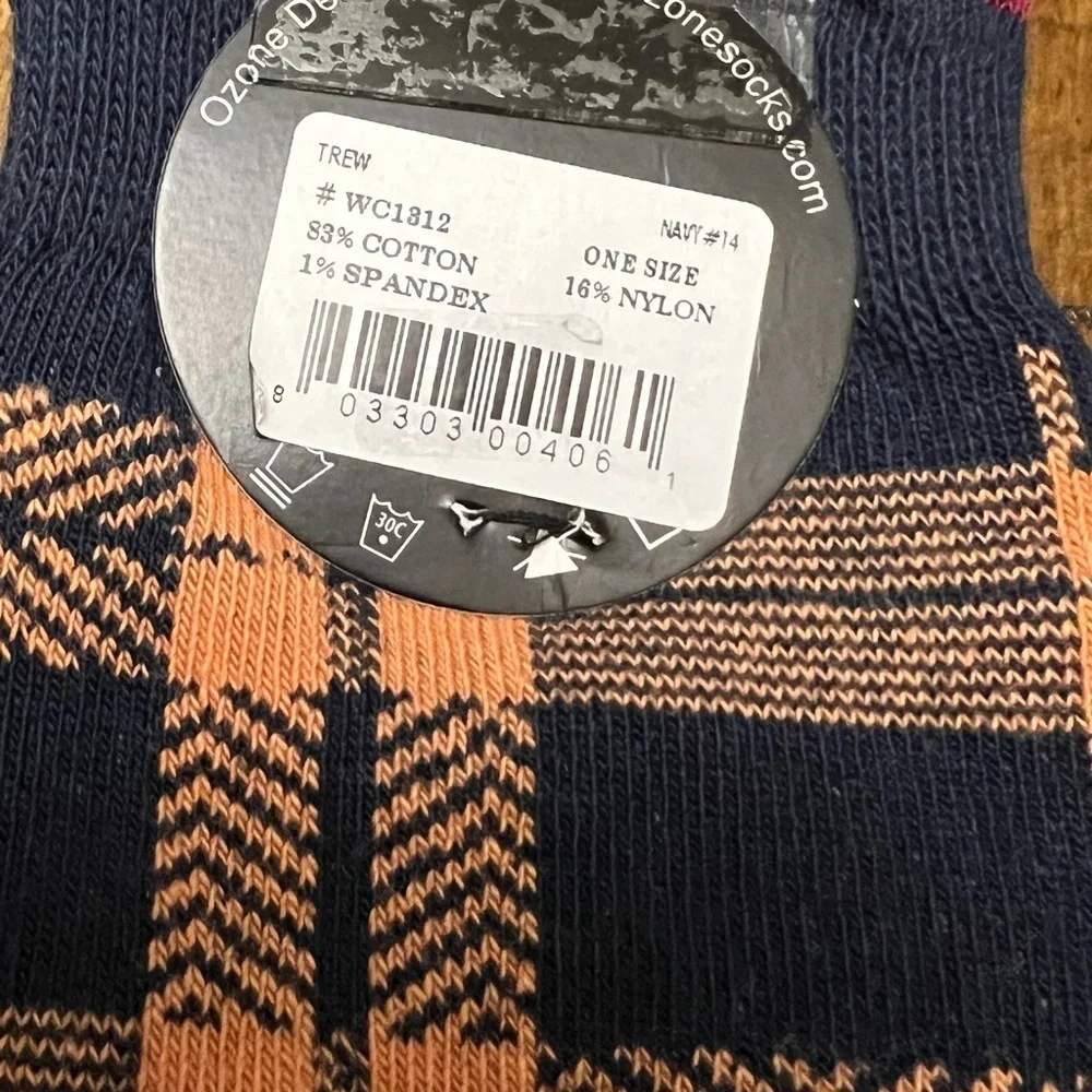 Colorful Floral and Plaid Women's Socks - Picture 4 of 7